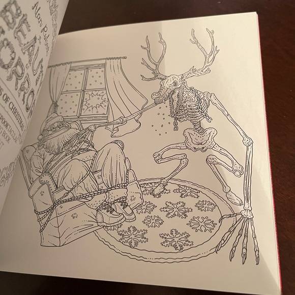 The Beauty of Horror Christmas Adult Coloring Book - Picture 9 of 10